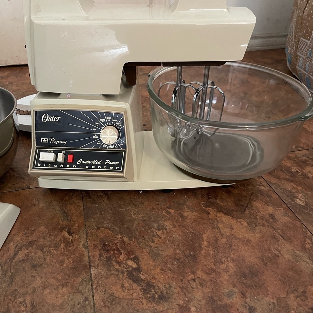 Vintage Oster Regency Kitchen Center Mixer